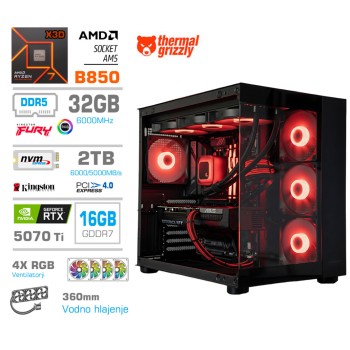 Računalnik MEGA MT S5 R7-7800X3D/RTX5070Ti/32GB-DDR5/2TB-4.0/750W/Brez OS/zelena črna zelena / črna RGB + Estetski napajalni kabli [Rdeča / Črna) Računalnik MEGA MT S5 R7-7800X3D/RTX5070Ti/32GB-DDR5/2TB-4.0/750W/Brez OS/zelena črna zelena / črna RGB + Estetski napajalni kabli [Rdeča / Črna)