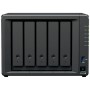 NAS ohišje Synology DS1525+ 5x 3.5'' SATA HDD/SSD 2xM.2 2280 NVMe SSD AMD Ryzen V1500B 4-core 2.2 GHz 8GB DDR4 ECC SODIMM 2xRJ452.5GbE 2xUSB3.2 1 1xUSB-C
