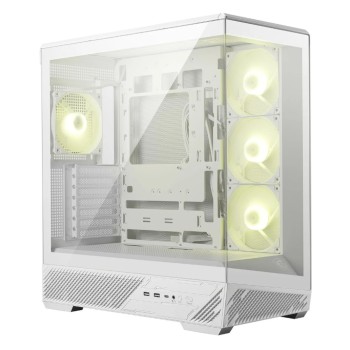 Ohišje MSI MAG Pano 130R PZ microATX - bela RGB