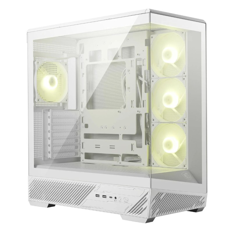 Ohišje MSI MAG Pano 130R PZ microATX - bela RGB