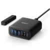 Hišni polnilec 100-240V => 3xUSB-C 3xUSB-A 112W Anker GaN 6-port črn (A2154G11) ANKER Hišni polnilec 100-240V => 3xUSB-C 3xUSB-A 112W Anker GaN 6-port črn (A2154G11)