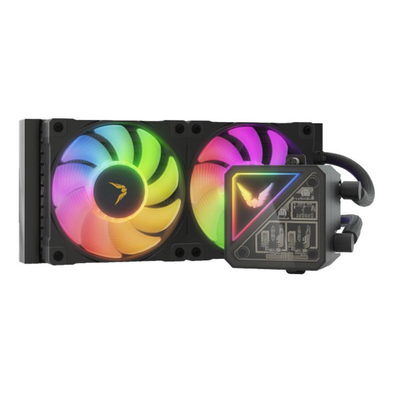 Vodno hlajenje Valkyrie V240 Lite - 240mm ARGB črna (VK-AIOVL240B)