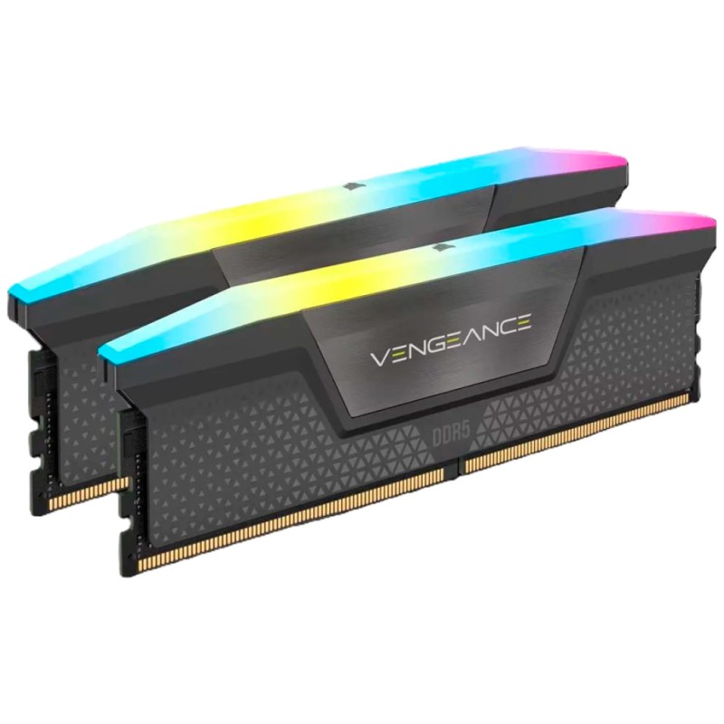 DDR5 32GB 6000MHz CL36 KIT (2x16GB) Corsair RGB Vengeance XMP3.0 EXPO 1,35V Gaming siva (CMH32GX5M2F6000Z36)