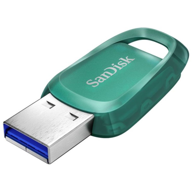 Spominski ključek 256GB USB3.2 Sandisk Ultra Eco 100MB/s plastičen (SDCZ96-256G-G46)