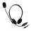 Slušalke žične Ewent naglavne 1x3,5mm črne nadzor glasnosti z mikrofonom (EW3567)