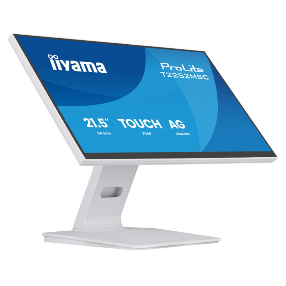 Monitor touch Iiyama 54,6 cm (21,5) T2252MSC-W2AG 1920x1080 POS IPS 2ms HDMI DisplayPort 2xUSB3.2 Zvočniki 7H ProLite interaktivni monitor Iiyama Monitor touch Iiyama 54,6 cm (21,5) T2252MSC-W2AG 1920x1080 POS IPS 2ms HDMI DisplayPort 2xUSB3.2 Zvočniki 7H ProLite interaktivni monitor