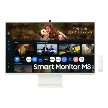 Monitor Samsung 81,3 cm (32,0") S32FM801UU 3840x2160 Smart TV Tizen VA 4ms HDMI USB-C 65W 2xUSB2.0 Pivot Zvočniki  sRGB99% BT WiFi HDR10+ Smart M8