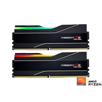 DDR5 128GB 6000MHz CL32 KIT (2x64GB) G.Skill RGB Trident Z5 Neo EXPO 1,4V PC črna (F5-6000J3244G64GX2-TZ5NR) DDR5 128GB 6000MHz CL32 KIT (2x64GB) G.Skill RGB Trident Z5 Neo EXPO 1,4V PC črna (F5-6000J3244G64GX2-TZ5NR)