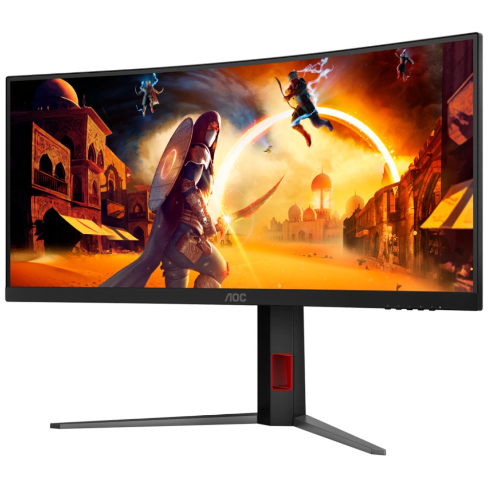 Monitor AOC 86,4 cm (34,0) CU34G4Z 3440x1440 Curved Gaming 240Hz Fast-VA 0,3ms 2xHDMI DisplayPort 2xUSB3.2 HAS DCI-P3-103% AdaptiveSync HDR400 G4 AOC Monitor AOC 86,4 cm (34,0) CU34G4Z 3440x1440 Curved Gaming 240Hz Fast-VA 0,3ms 2xHDMI DisplayPort 2xUSB3.2 HAS DCI-P3-103% AdaptiveSync HDR400 G4
