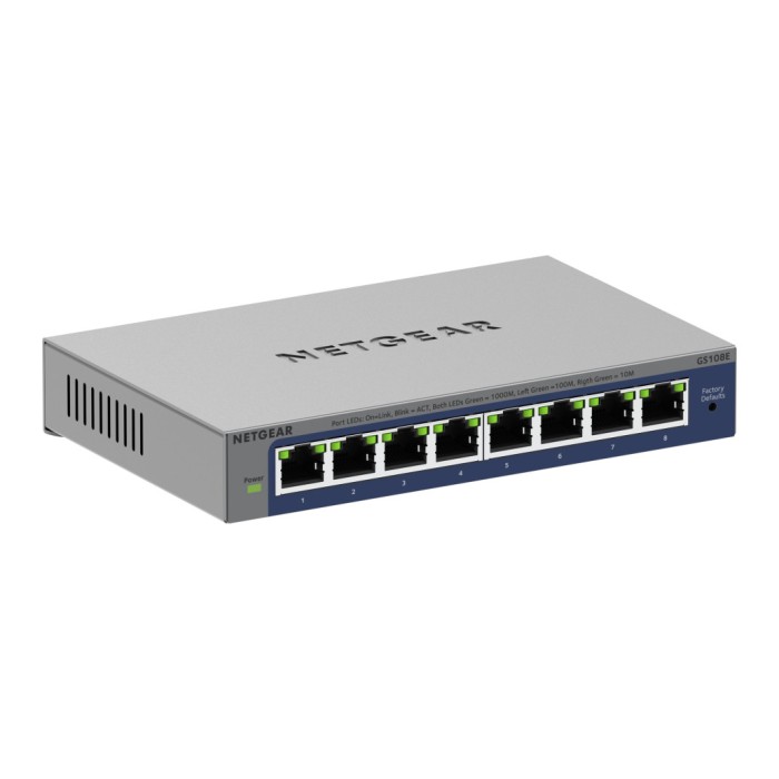 STIKALO 8-PORT Netgear GS108E-400EUS Gigabit (GS108E-400EUS) STIKALO 8-PORT Netgear GS108E-400EUS Gigabit (GS108E-400EUS)