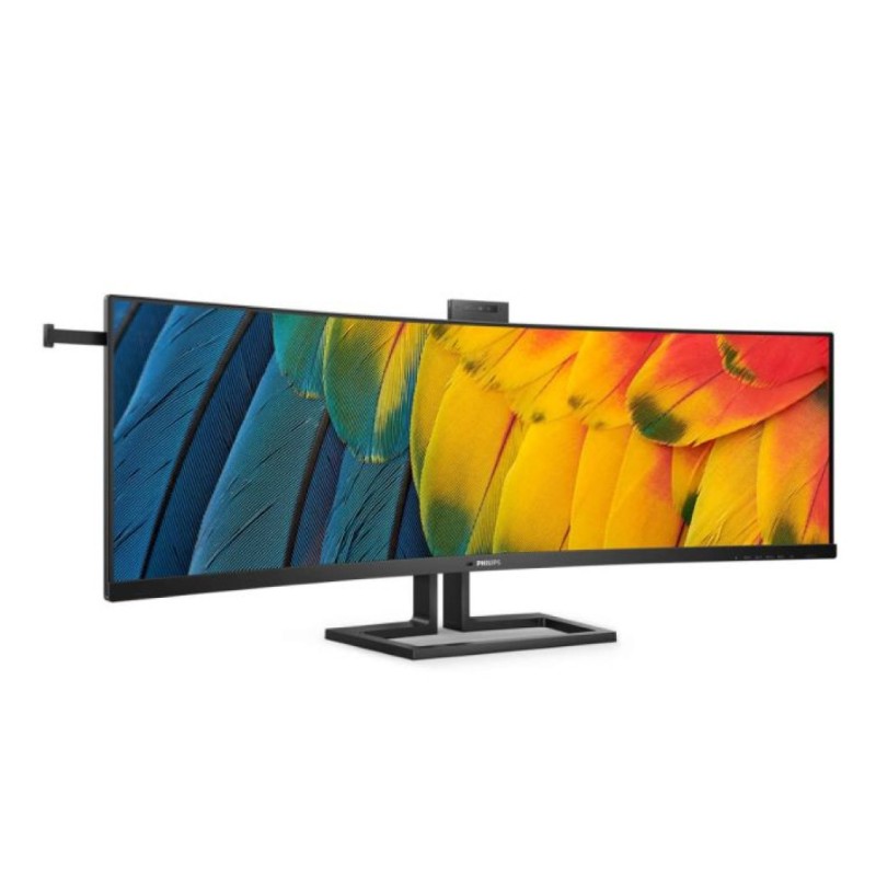 Monitor Philips 113 cm (44,5) 45B1U6900CH 5120x1440 Curved konferenca 75Hz VA 4ms 2xHDMI DisplayPort USB-C 100W 4xUSB3.2 USB-C-Out HAS Kamera Zvočniki 2x5W  2H sRGB123% SeparateSync RJ45 KVM