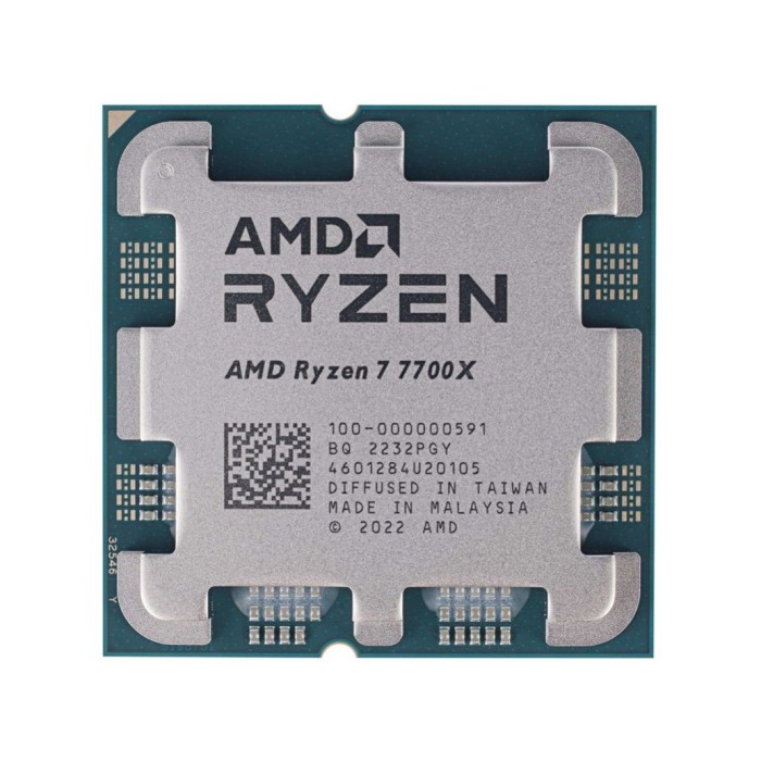 Procesor AMD AM5 Ryzen 7 7700X 8C/16T 4,5/5,4GHz tray 105W grafika Radeon brez hladilnika Procesor AMD AM5 Ryzen 7 7700X 8C/16T 4,5/5,4GHz tray 105W grafika Radeon brez hladilnika