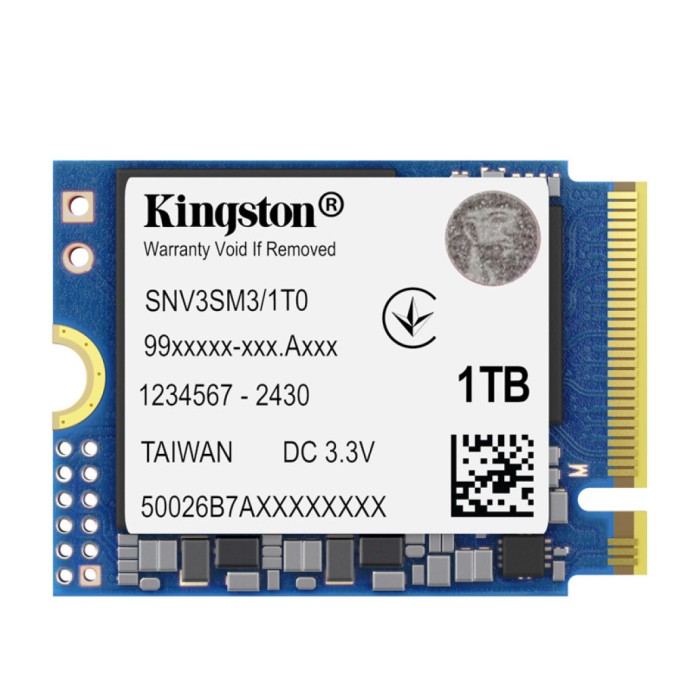 Disk SSD M.2 NVMe PCIe 4.0 1TB Kingston SNV3S 2230 6000/4000MB/s (SNV3SM3/1T0) Disk SSD M.2 NVMe PCIe 4.0 1TB Kingston SNV3S 2230 6000/4000MB/s (SNV3SM3/1T0)