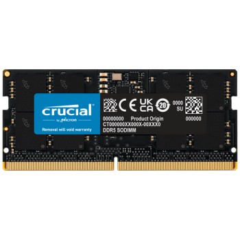 SO-DIMM DDR5 64GB 5600MHz CL46 Single (1x64GB) Crucial Value 1,1V Notesniki črna (CT64G56C46S5)