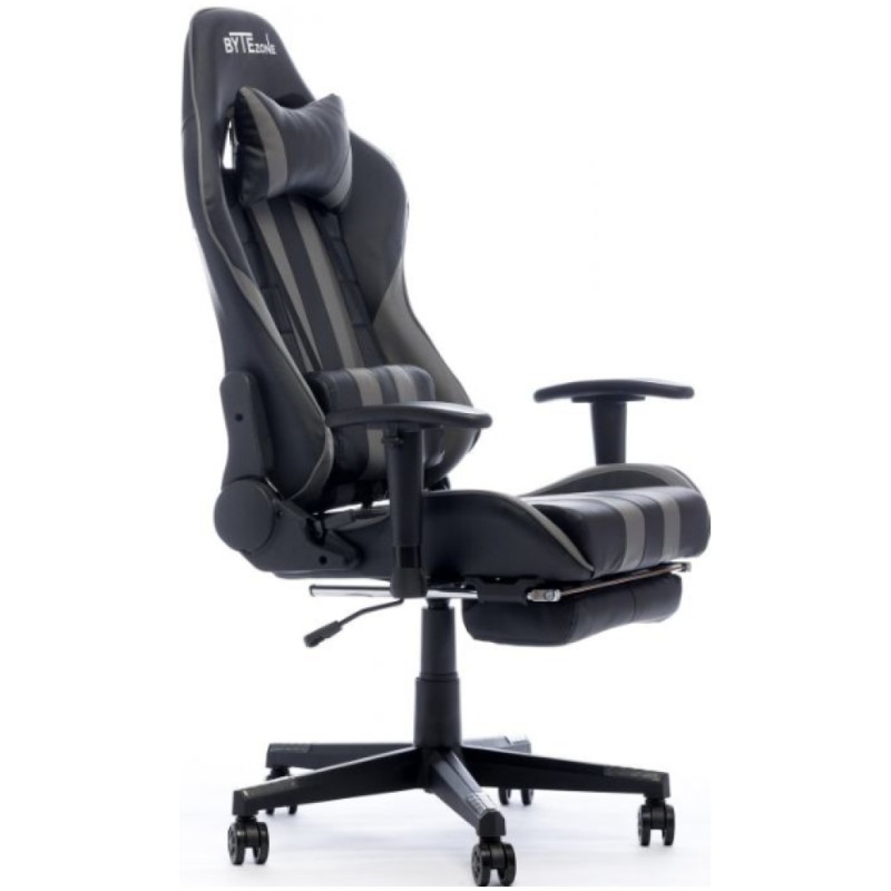 Stol gaming Bytezone Python črn siv  (BZ5960B)