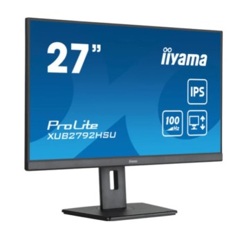 Monitor Iiyama 68,6 cm (27,0") XUB2792HSU-B6 1920x1080 100Hz IPS 0,4ms HDMI DisplayPort 4xUSB3.2 Pivot Zvočniki  sRGB99% AdaptiveSync ProLite - odprta embalaža