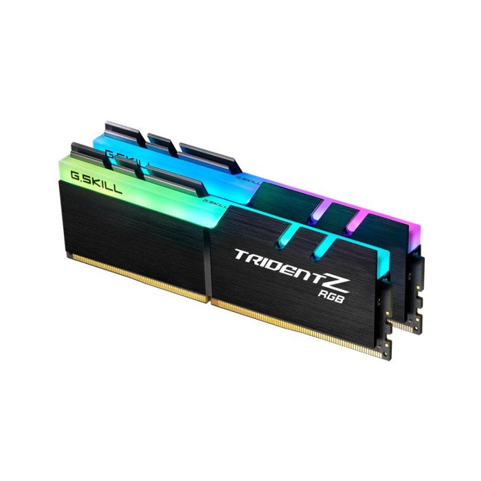DDR4 32GB 3600MHz CL16 KIT (2x16GB) G.Skill RGB Trident Z XMP3.0 1,35V črna (F4-3600C16D-32GTZRC) DDR4 32GB 3600MHz CL16 KIT (2x16GB) G.Skill RGB Trident Z XMP3.0 1,35V črna (F4-3600C16D-32GTZRC)