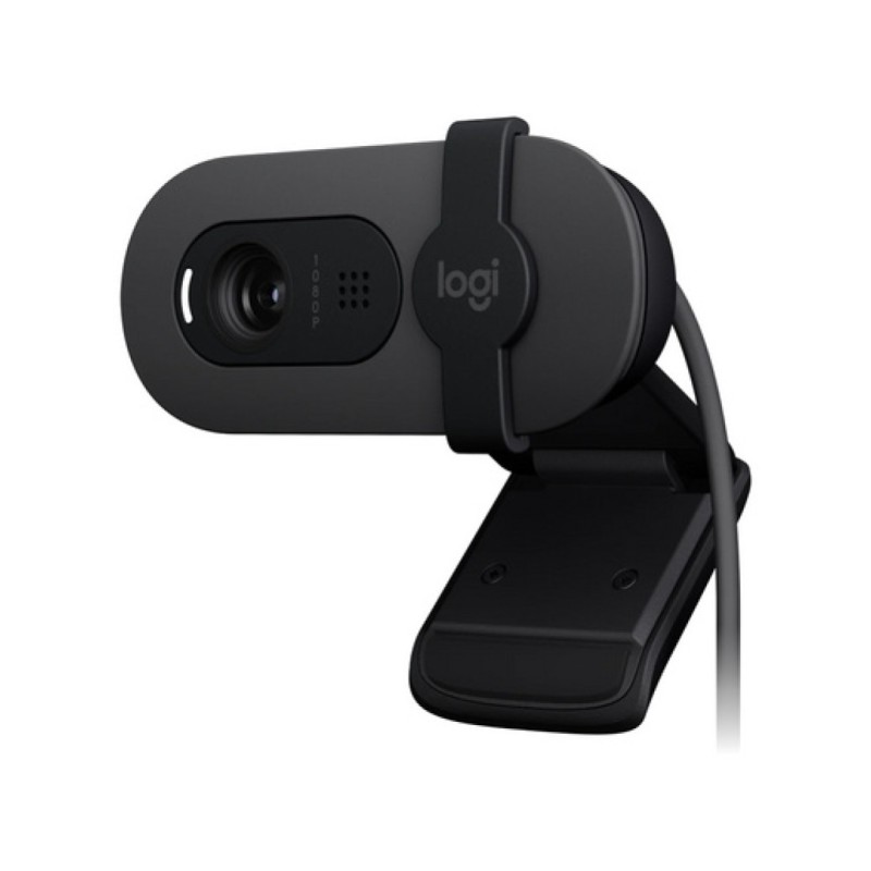 Spletna kamera Logitech Brio 105 2MP FHD 30FPS 58° USB grafitna mikrofon pokrov za lečo (960-001592)