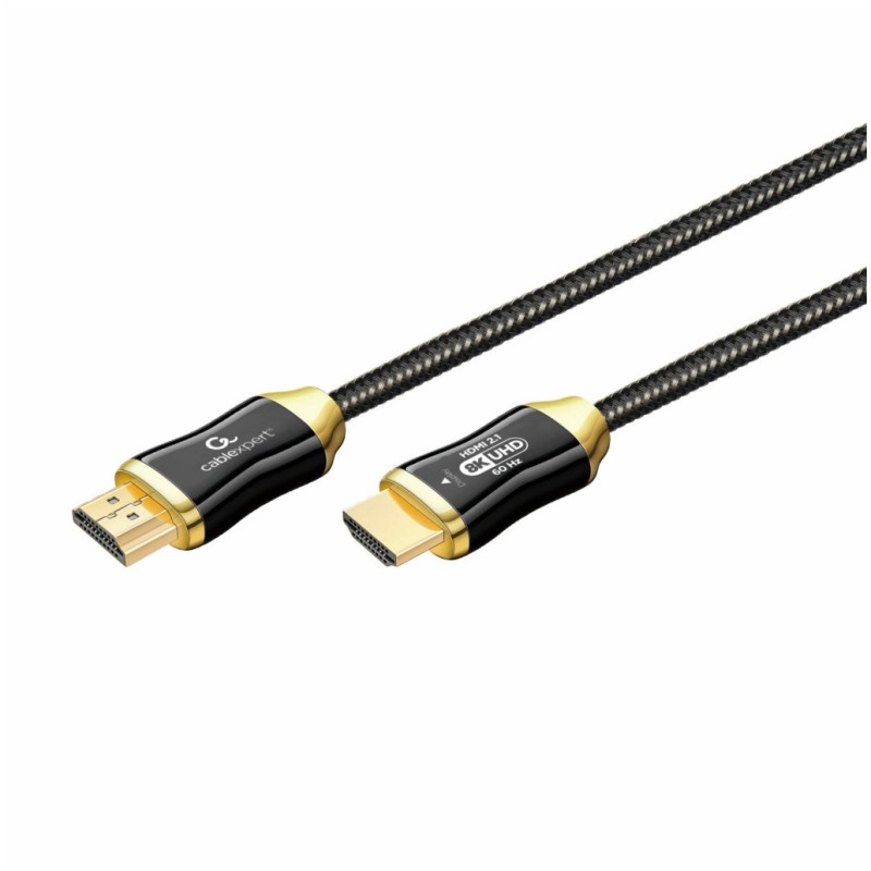 KABEL HDMI/HDMI M/M 10,0m Cablexpert AOC Optical Hybrid Ultra High Speed 2.1 8K@60Hz z Ethernet pozlačen črn (CCBP-HDMI8K-AOC-10M) Cablexpert KABEL HDMI/HDMI M/M 10,0m Cablexpert AOC Optical Hybrid Ultra High Speed 2.1 8K@60Hz z Ethernet pozlačen črn (CCBP-HDMI8K-AOC-10M)