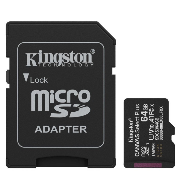 Spominska kartica SDXC-Micro 128GB Kingston Canvas Select Plus 150MB/s/50MB/s UHS-I +adapter (SDCS3/128GB) Spominska kartica SDXC-Micro 128GB Kingston Canvas Select Plus 150MB/s/50MB/s UHS-I +adapter (SDCS3/128GB)