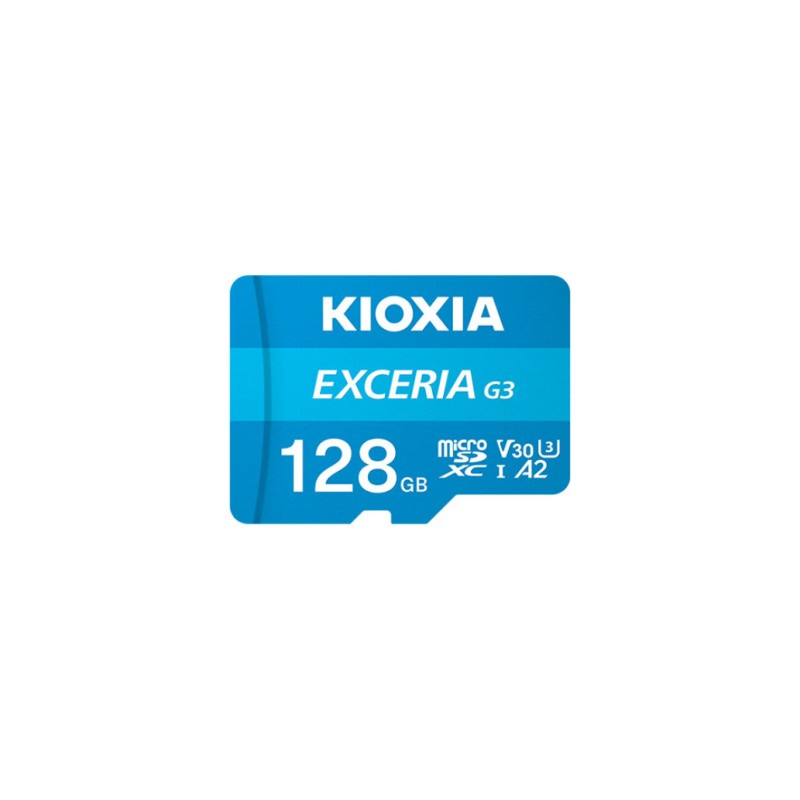 Spominska kartica SDXC-Micro 128GB Kioxia Exceria G3 160MB/s/50MB/s U3 V30 UHS-I (LMEX3L128GG2)