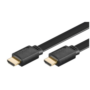 KABEL HDMI/HDMI M/M  3,0m Goobay FLAT (ploski) pozlačeni kontakti V2.0 4K 60Hz - Goobay