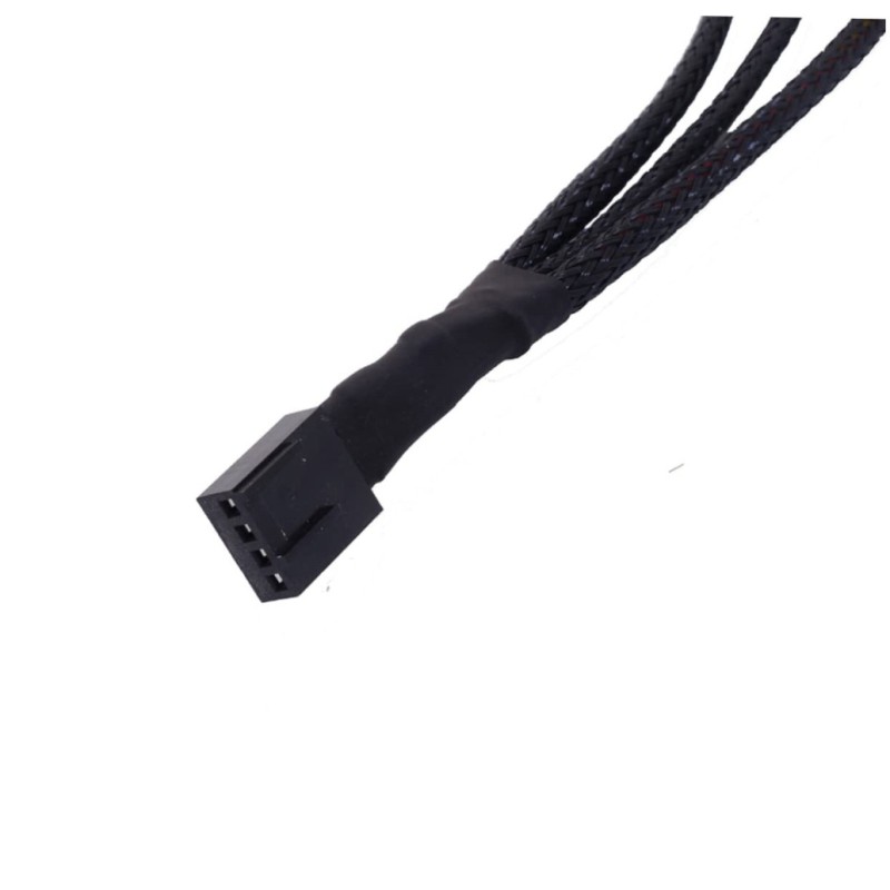 Splitter za ventilatorje 1x -> 3x4-pin črna
