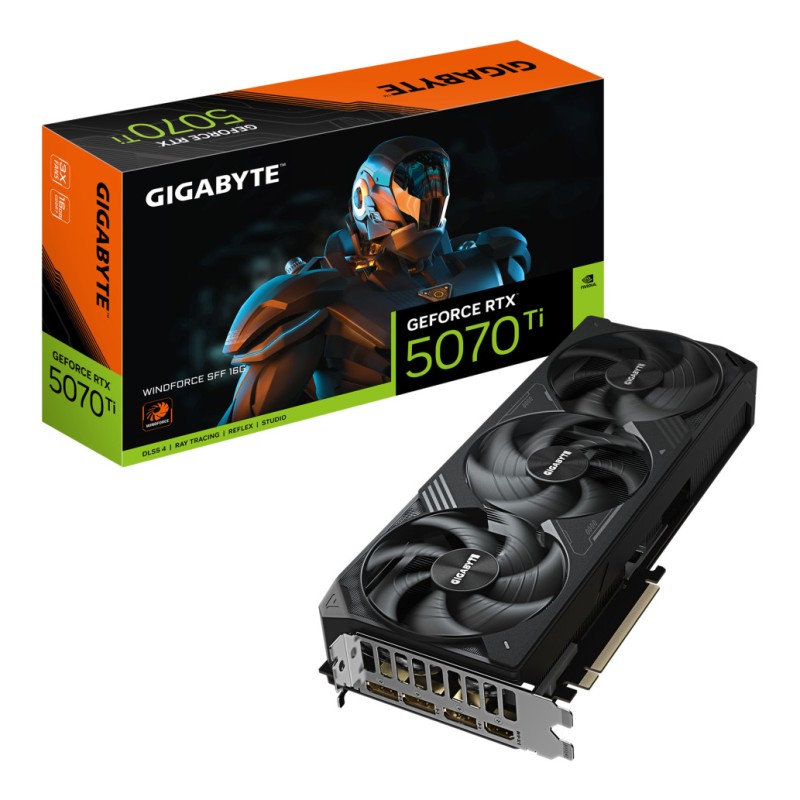 Grafična kartica nVidia RTX5070Ti GigaByte WINDFORCE - 16GB GDDR7 (GV-N507TWF3-16GD) GIGABYTE Grafična kartica nVidia RTX5070Ti GigaByte WINDFORCE - 16GB GDDR7 (GV-N507TWF3-16GD)