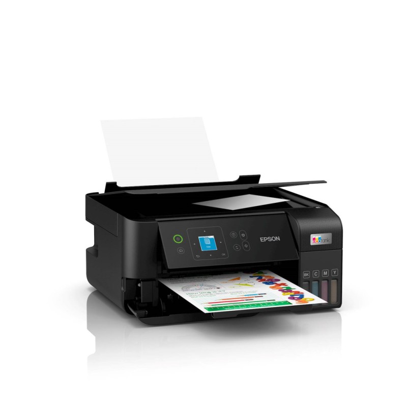 Tiskalnik multifunkcijski brizgalni barvni Epson EcoTank L3560 A4 enostransko skeniranje USB WiFi 15ppm (C11CK58403)