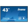 Monitor Iiyama 108 cm (42,5) LH4360UHS-B2AG 3840x2160 LFD VA 6,5ms 3xHDMI 2xUSB2.0 Zvočniki 2x10W  NTSC87% RJ45 RS-232 ProLite