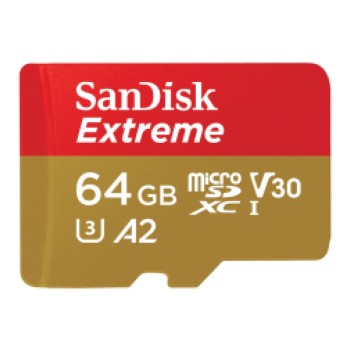 Spominska kartica SDHC-Micro 64GB Sandisk Extreme Pro Extreme 170MB/s/170MB/s U3 V30 UHS-I +adapter (SDSQXAH-064G-GN6AA)