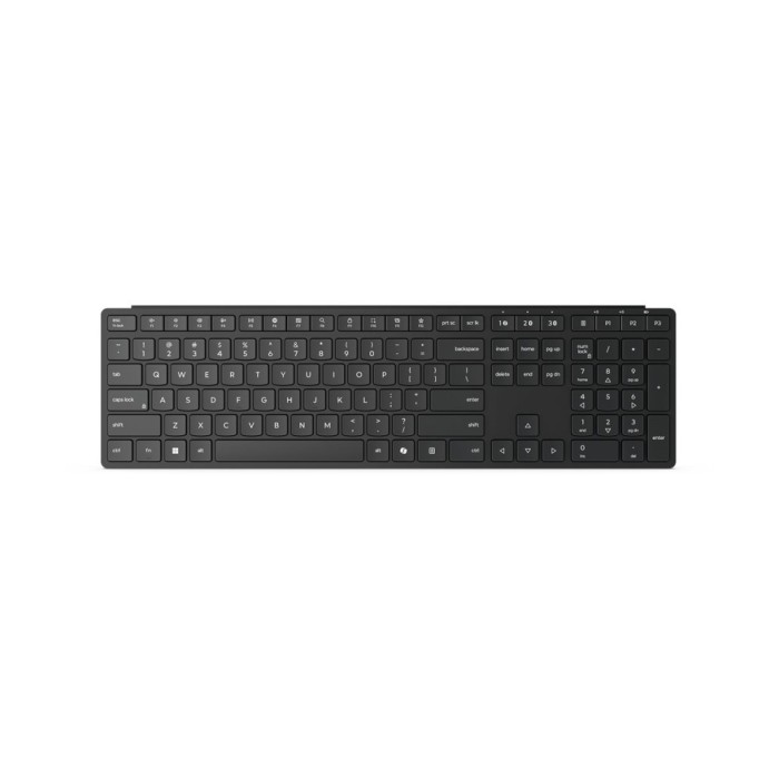 Tipkovnica brezžična + Bluetooth Lenovo Multi-mode PRO 6000 SLO | Slovenski nabor znakov črna (4Y41S04698)