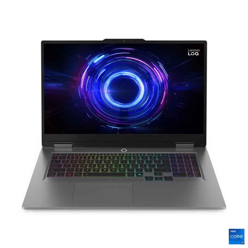 Prenosnik Lenovo 43,9 cm (17,3) LOQ 17 1920x1080 IPS G-SYNC 300nit 165Hz i7-14700HX/32GB/SSD1TB/BL RGB/RTX5070-8GB/DOS (83JH002WSC)