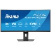 Monitor Iiyama 86,4 cm (34,0) XCB3497WQSNP-B1 3440x1440 Curved 120Hz VA 0,4ms 2xHDMI DisplayPort USB-C 95W 2xUSB3.2 2xUSB-C-Out HAS Zvočniki 2x5W  AdaptiveSync RJ45 KVM ProLite