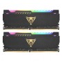 DDR4 16GB 3200MHz CL18 KIT (2x16GB) Patriot RGB Viper Steel XMP2.0 1,35V PC črna (PVSR432G320C8K)