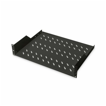 Polica za kabinet Digitus 2U Jeklo črn 483mm 88mm (DN-19 TRAY-2-SW)