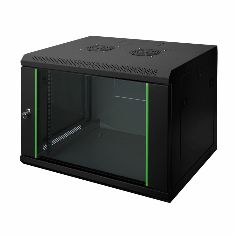 Kabinet zidni Digitus 12U Jeklo črn 600mm 450mm (DN-19 12-U-EC-SW) Digitus Kabinet zidni Digitus 12U Jeklo črn 600mm 450mm (DN-19 12-U-EC-SW)