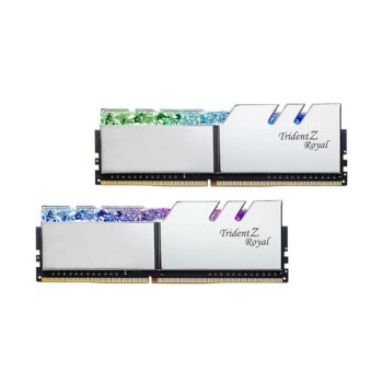 DDR4 32GB 3600MHz CL16 KIT (2x16GB) G.Skill RGB Trident Z Royal XMP2.0 1,35V srebrna (F4-3600C16D-32GTRSC)