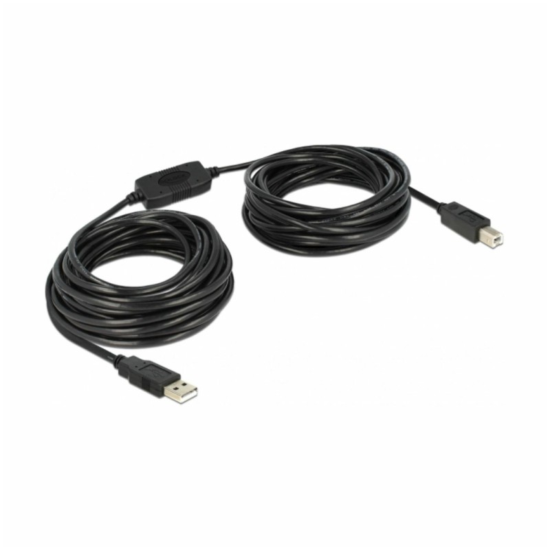 Kabel USB-A (m) => USB-B (m) 11,00m z ojačevalcem Delock (82915) Delock Kabel USB-A (m) => USB-B (m) 11,00m z ojačevalcem Delock (82915)