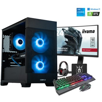 Gaming komplet Računalnik MEGA S7X Intel i5-14400F/RTX5050/16GB/1TB/750W/Win11Home/črna RGB + Estetski napajalni kabli ( Svetlo modra / črna ) Gaming komplet Računalnik MEGA S7X Intel i5-14400F/RTX5050/16GB/1TB/750W/Win11Home/črna RGB + Estetski napajalni kabli ( Svetlo modra / črna )