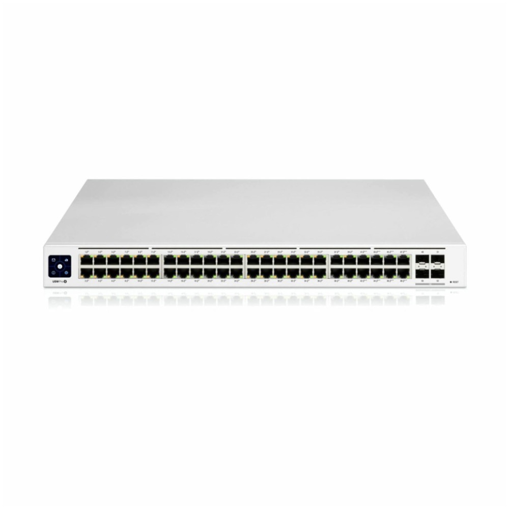 STIKALO 48-PORT POE+ + 4x SFP Ubiquiti UniFi 00W 100/1000 Rack (USW-PRO-48-POE-EU) UBIQUITI STIKALO 48-PORT POE+ + 4x SFP Ubiquiti UniFi 00W 100/1000 Rack (USW-PRO-48-POE-EU)
