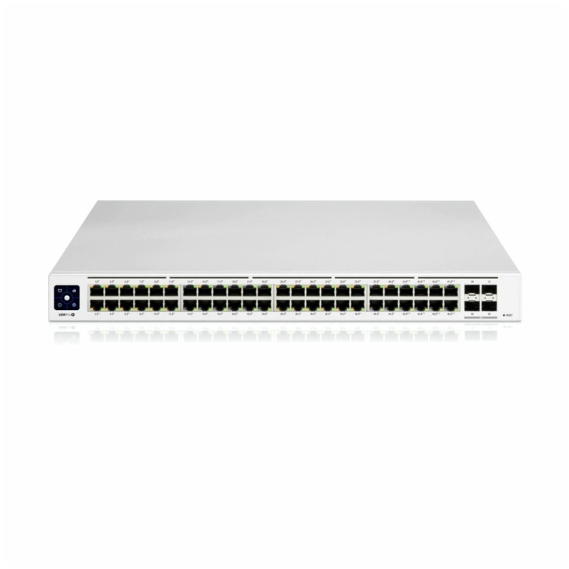 STIKALO 48-PORT POE+ + 4x SFP Ubiquiti UniFi 00W 100/1000 Rack (USW-PRO-48-POE-EU) UBIQUITI STIKALO 48-PORT POE+ + 4x SFP Ubiquiti UniFi 00W 100/1000 Rack (USW-PRO-48-POE-EU)