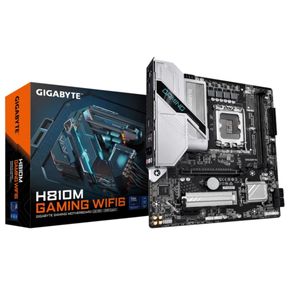 Osnovna plošča LGA1851 GigaByte H810M GAMING WIFI6 microATX HDMI 1xDisplayPort 2.1 GIGABYTE Osnovna plošča LGA1851 GigaByte H810M GAMING WIFI6 microATX HDMI 1xDisplayPort 2.1