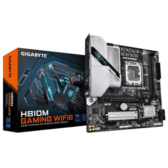 Osnovna plošča LGA1851 GigaByte H810M GAMING WIFI6 microATX HDMI 1xDisplayPort 2.1