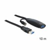 Kabel USB-A(m)=>USB-A(m) 3.0 10,00m Delock podaljšek z napajanjem (83415) Delock Kabel USB-A(m)=>USB-A(m) 3.0 10,00m Delock podaljšek z napajanjem (83415)