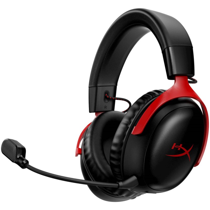 Slušalke brezžične HP naglavne z mikrofonom USB sprejemnik HyperX Cloud III črna-rdeča (77Z46AA) HP Slušalke brezžične HP naglavne z mikrofonom USB sprejemnik HyperX Cloud III črna-rdeča (77Z46AA)