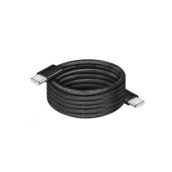 Kabel USB-C (m) => USB-C (m) 2.0 magnetni ovoj 1,5m 100W 5A/20V 480Mb/s PD3 črn LogiLink (CU0232)