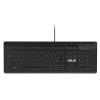 Tipkovnica Žična Asus KU100 s čitalcem kartic US | črna (90XB05E0-BKB010) ASUS Tipkovnica Žična Asus KU100 s čitalcem kartic US | črna (90XB05E0-BKB010)