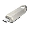 Spominski ključek 128GB USB-C Sandisk Ultra Luxe 400MB/s kovinski drsni srebrn (SDCZ75-128G-G46) SANDISK Spominski ključek 128GB USB-C Sandisk Ultra Luxe 400MB/s kovinski drsni srebrn (SDCZ75-128G-G46)
