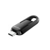 Spominski ključek 64GB USB-C Sandisk Ultra 300MB/s 400MB/s plastičen drsni črn (SDCZ480-064G-G46) SANDISK Spominski ključek 64GB USB-C Sandisk Ultra 300MB/s 400MB/s plastičen drsni črn (SDCZ480-064G-G46)
